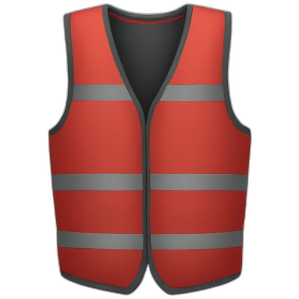 Red vest emoji
