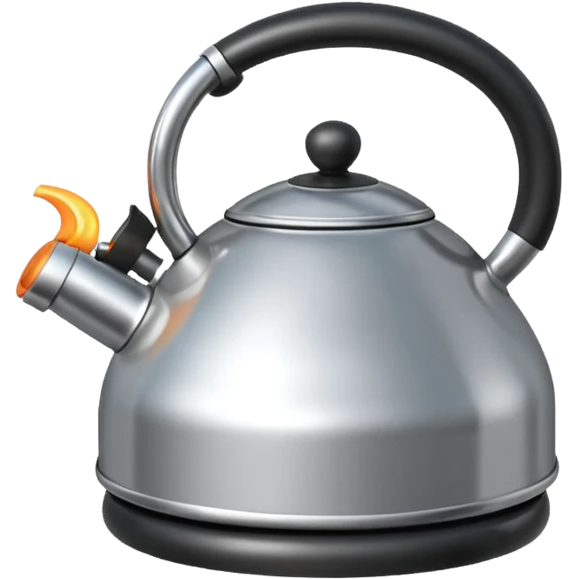The kettle whistles  emoji