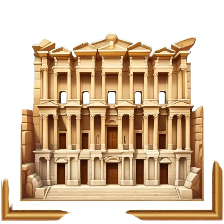 Cinematic Realistic The Library of Celsus Emoji emoji