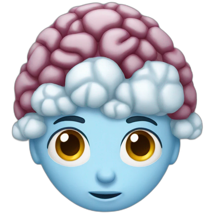 Frozen Brain emoji