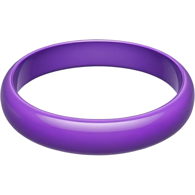 purple bangle emoji