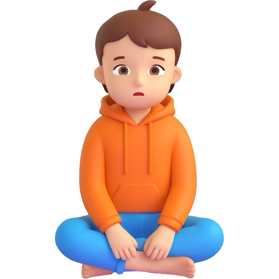 happy single thinking children emoji