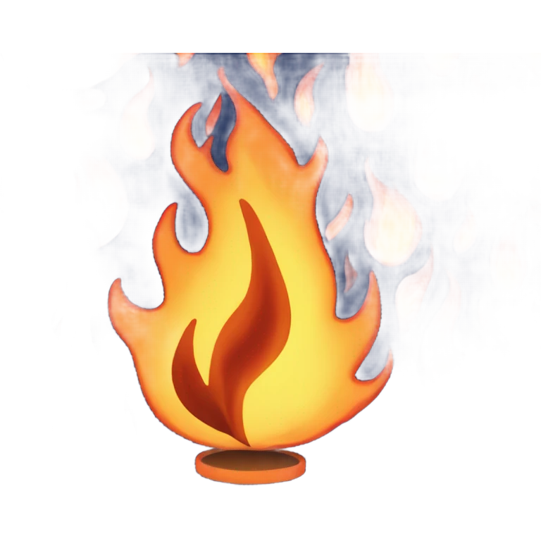 dark blue fire emoji