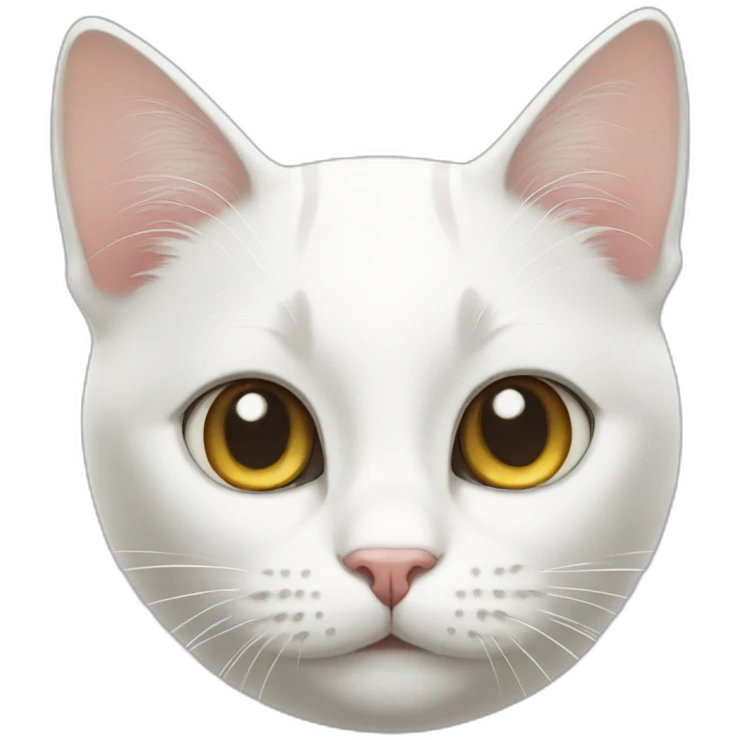 White cat emoji