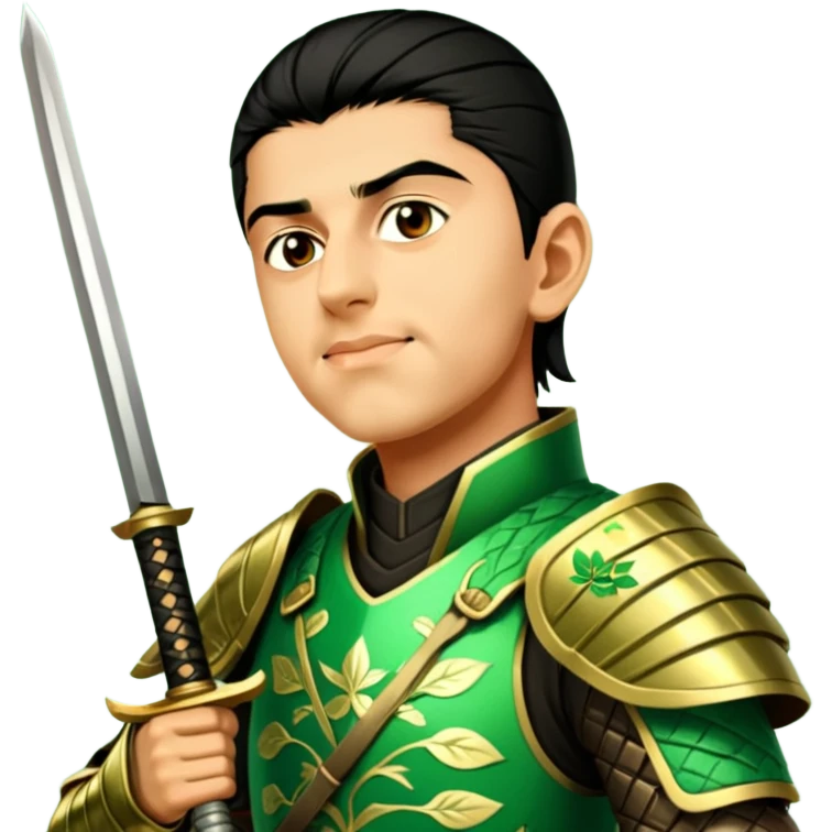 Emerald Samurai emoji