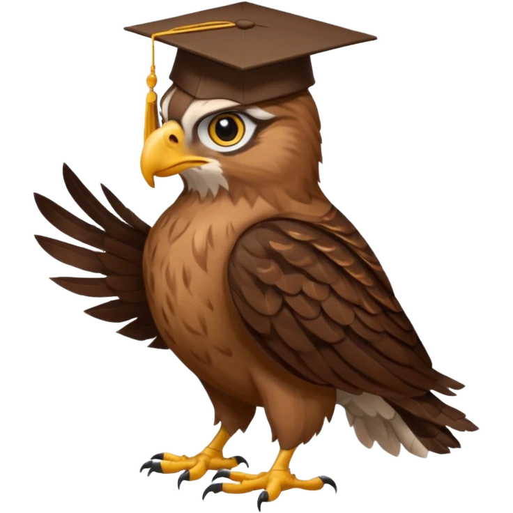 hawk graduate college emoji