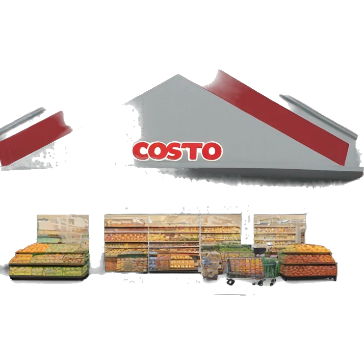 exterior of a costco market emoji
