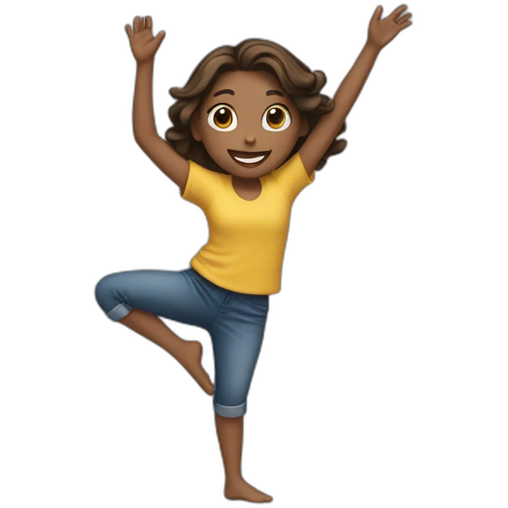 girl dancing emoji