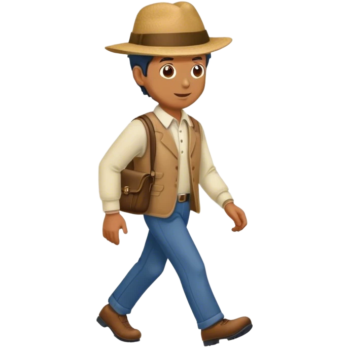 Man Walking a Yorkshire  emoji