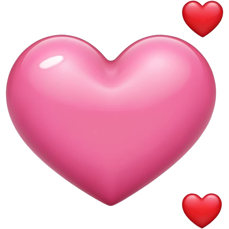 pink heart with red heart inside emoji
