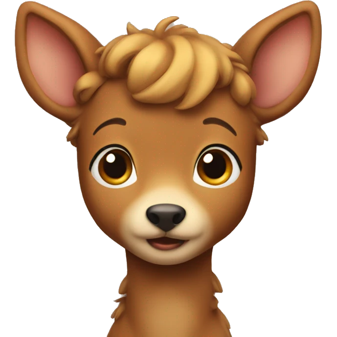 Cute dear emoji