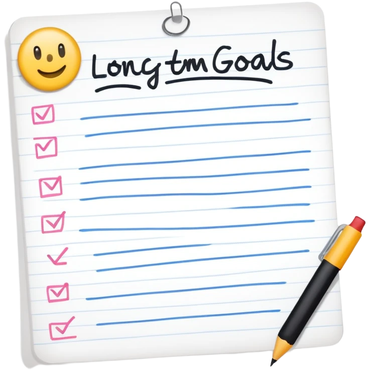 long-term goals  emoji