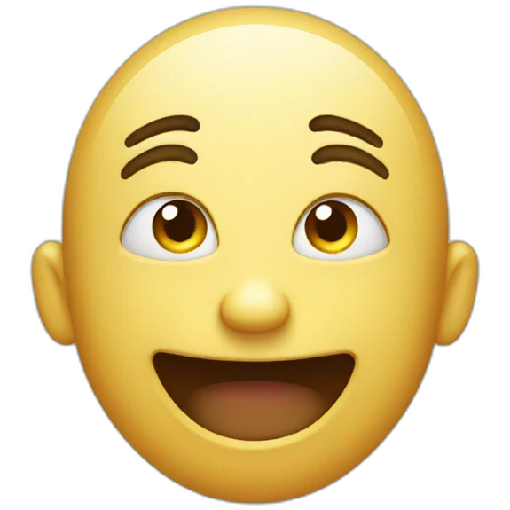 Nervous laughing  emoji