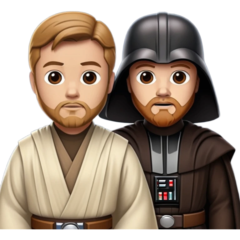 Дарт Вейдер с Оби-Ваном Кеноби  emoji