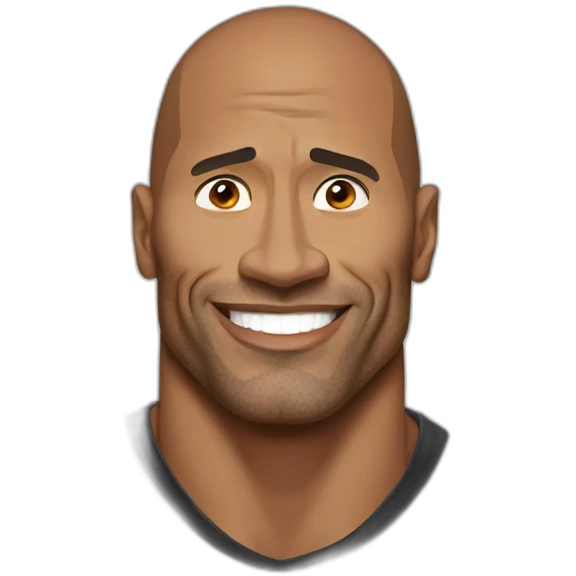Dwayne Johnson emoji