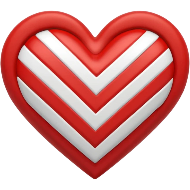 Adidas stripes heart emoji