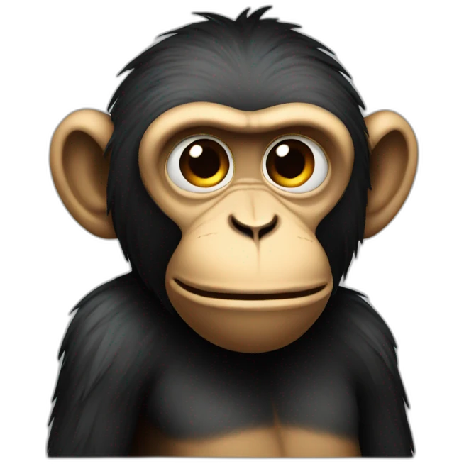 the brooding monkey emoji