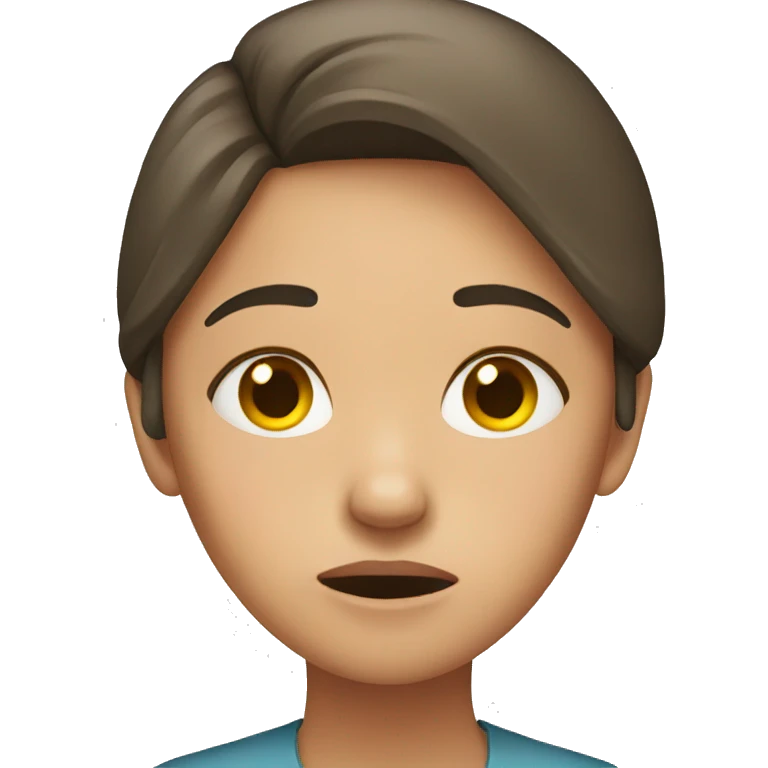 Girl getting migraine  emoji