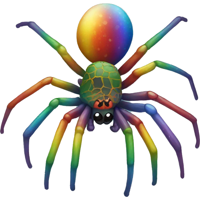 Rainbow spider  emoji
