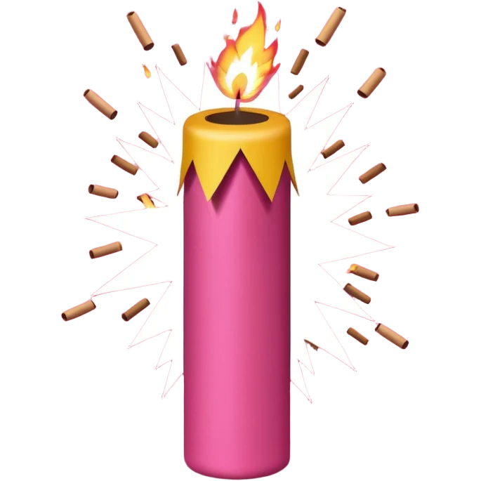 firecracker pinkl emoji