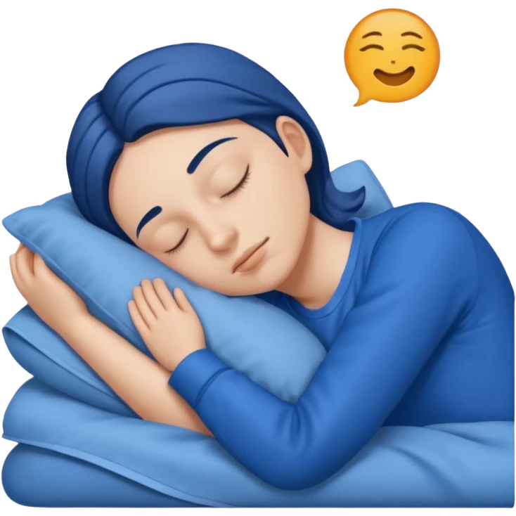 gorgi gales durmiendo con ropa celeste emoji