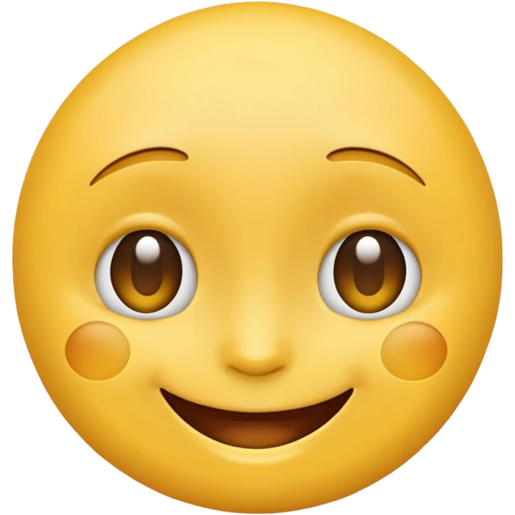 happy face emoji (no cheecks) emoji