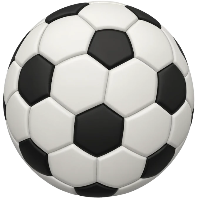 A soccer ball emoji