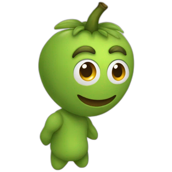 Cœur kaki emoji