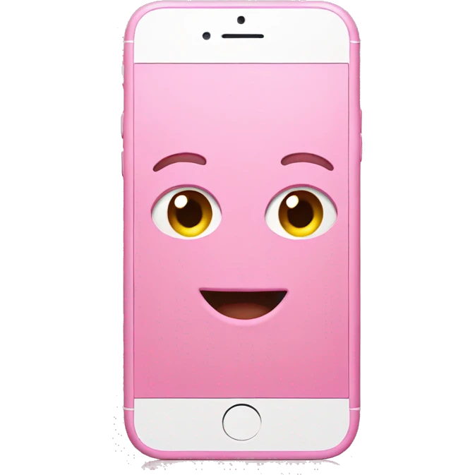 Pink iPhone  emoji