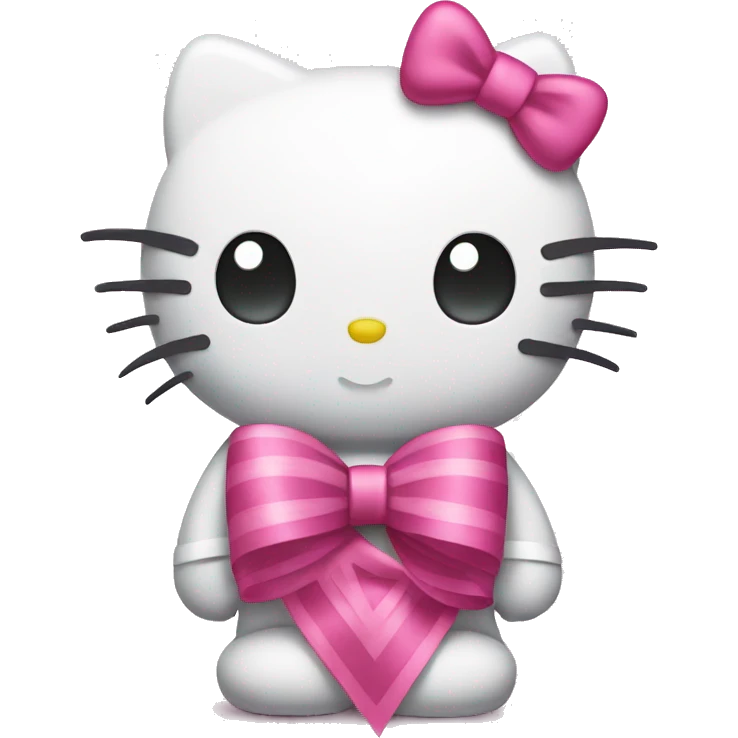 hellokitty with ribbon emoji