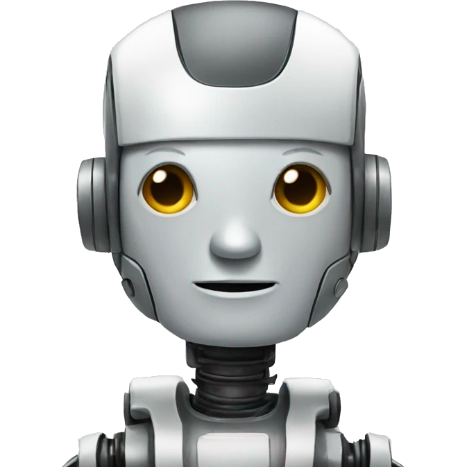 A robot emoji