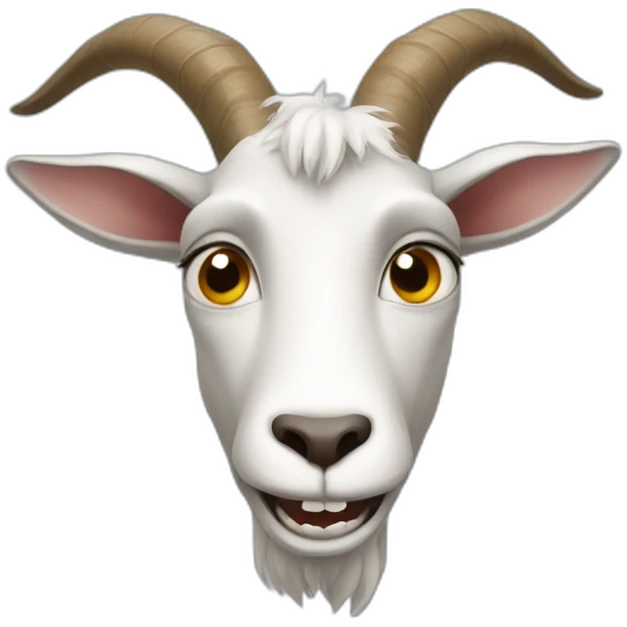 Goat person missing teeth emoji