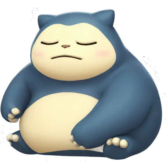 Snorlax durmiendo emoji