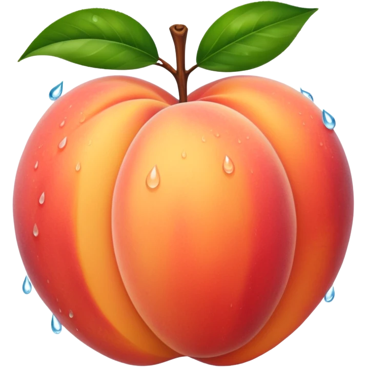 🍆+💦+🍑 emoji