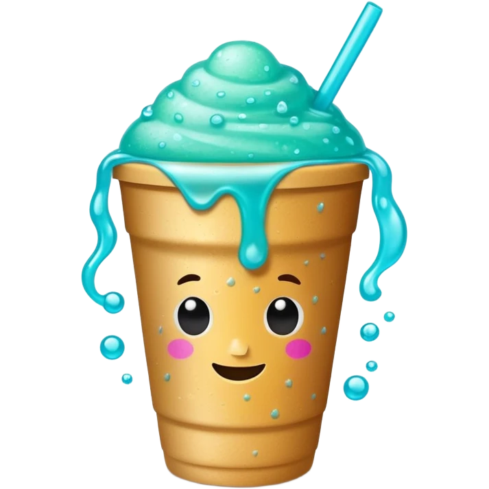 baja blast in a tacobell cup emoji