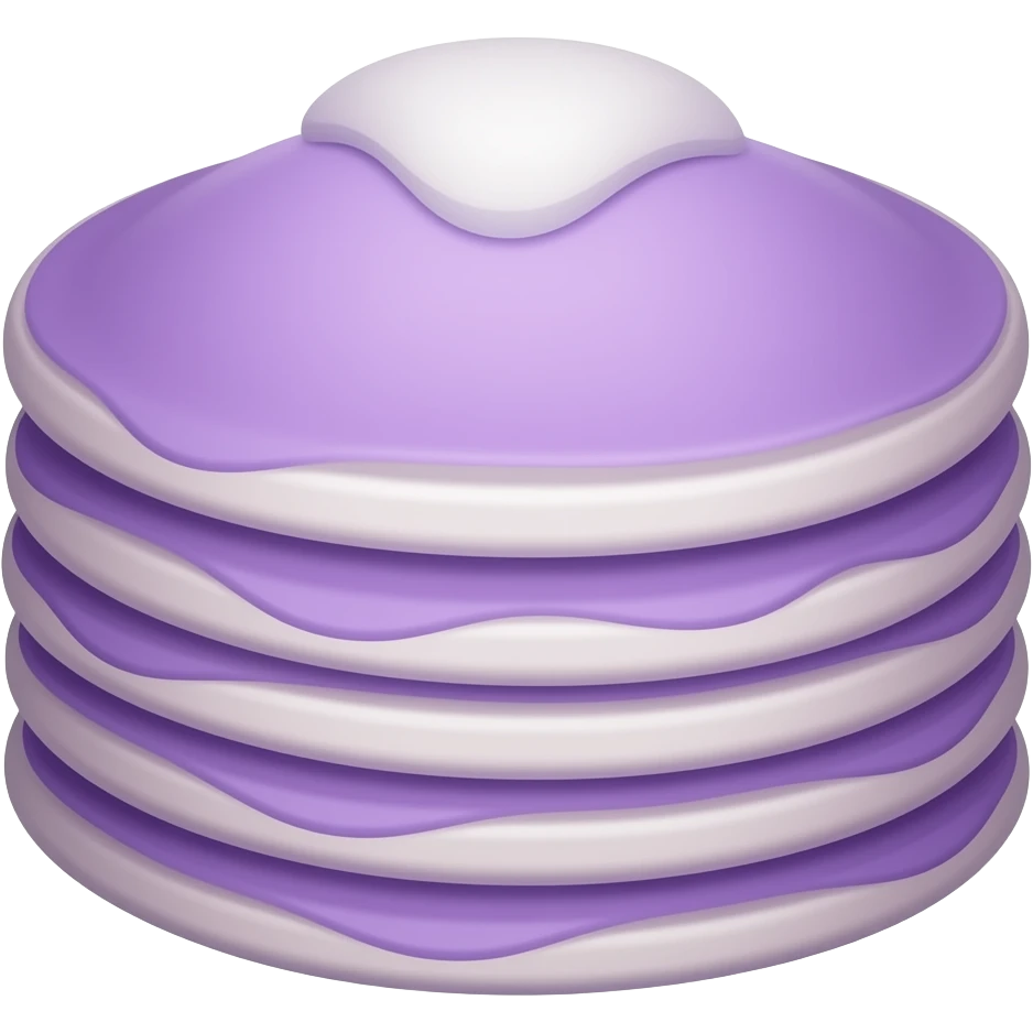 Purple pancakes emoji