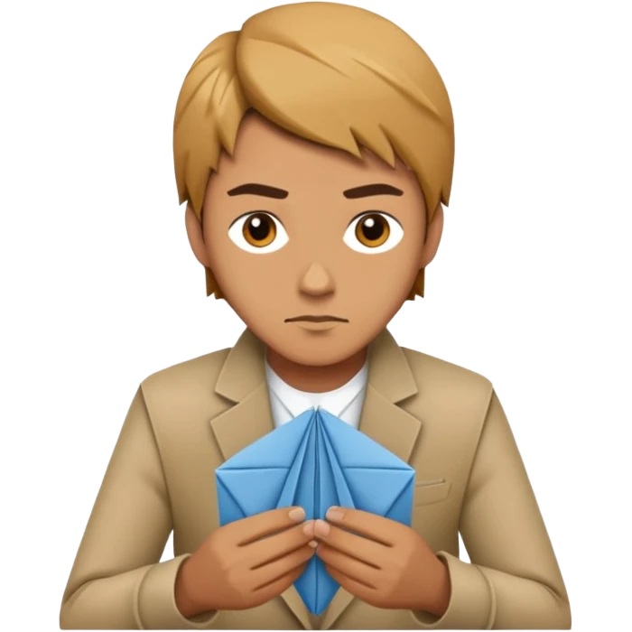 Street Origami Folder man emoji