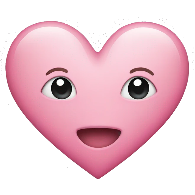 Pink heart emoji