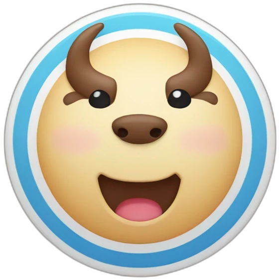 kawaii bullseye emoji