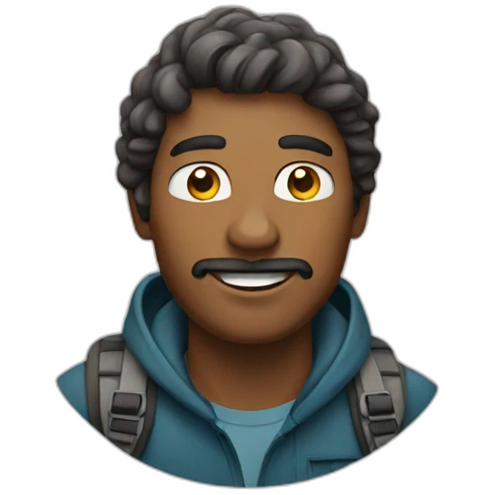 men on the peak of a mountain emoji