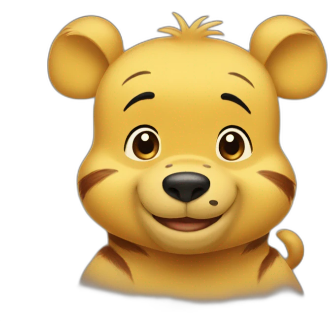Chinese Winnie the pooh emoji
