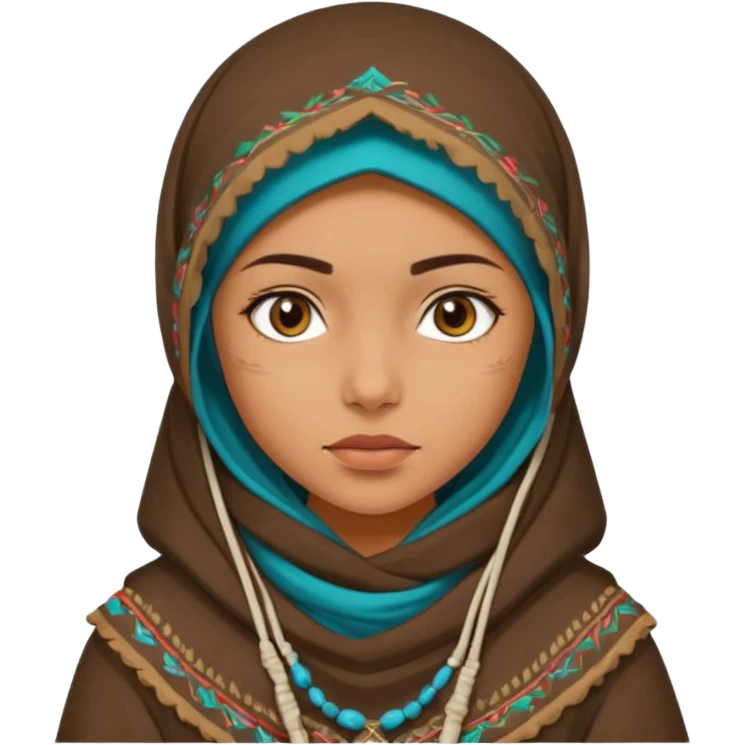 Girl + hood,Desert Nomads. emoji