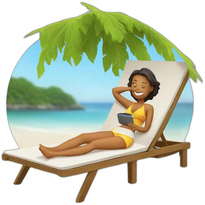 Staycation emoji