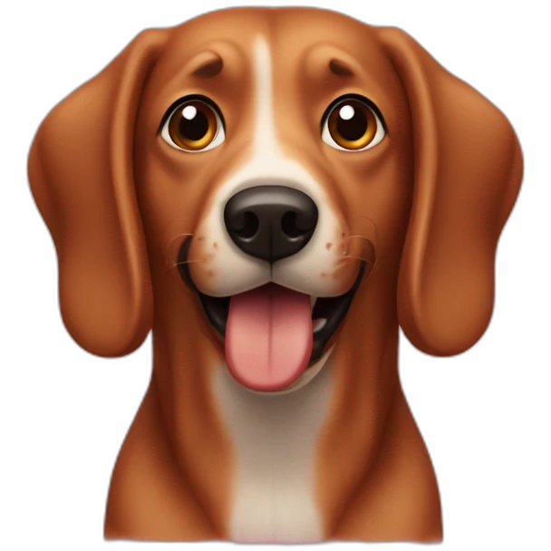 Perro salchicha emoji