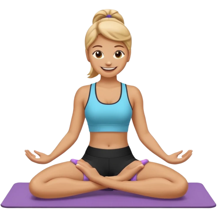 pilates on the mat create emoji emoji