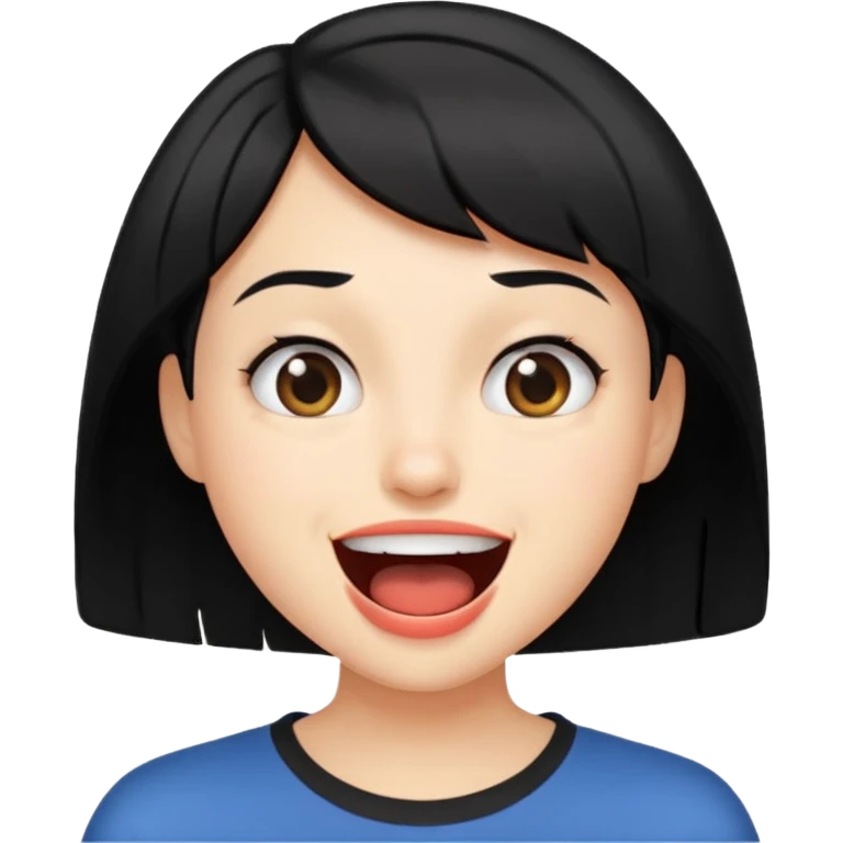 Draw IShowSpeed with short black hair, expressive wide-open mouth & hyped reaction look. emoji