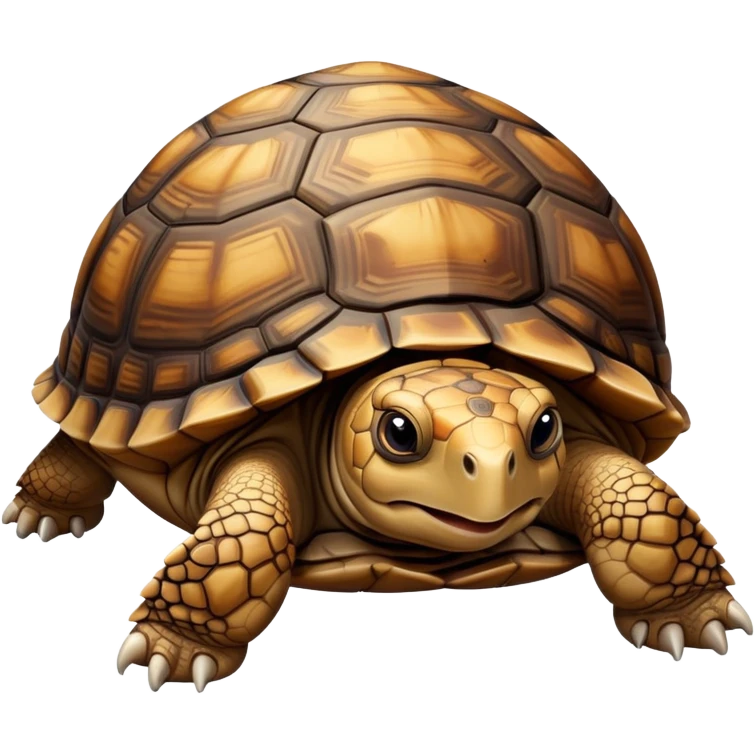 Tortoise with big lashes emoji
