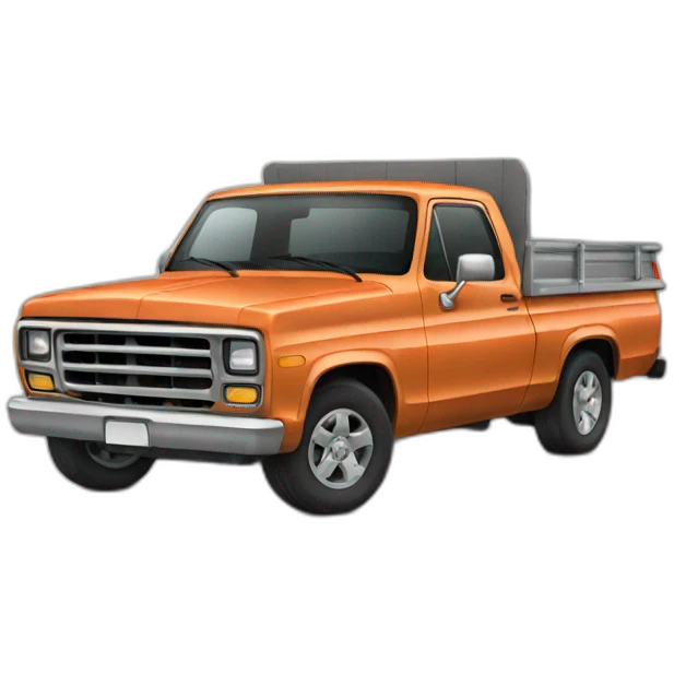 Pickup truck emoji