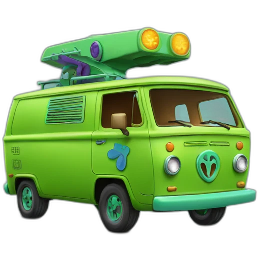 mystery machine scooby doo emoji