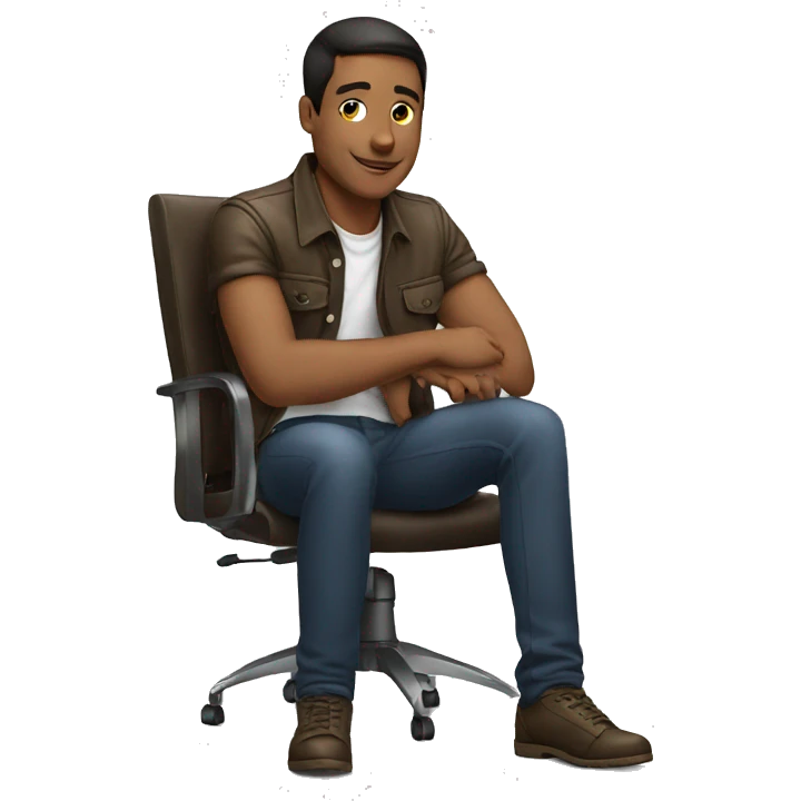watch accessories man sitting portrait emoji